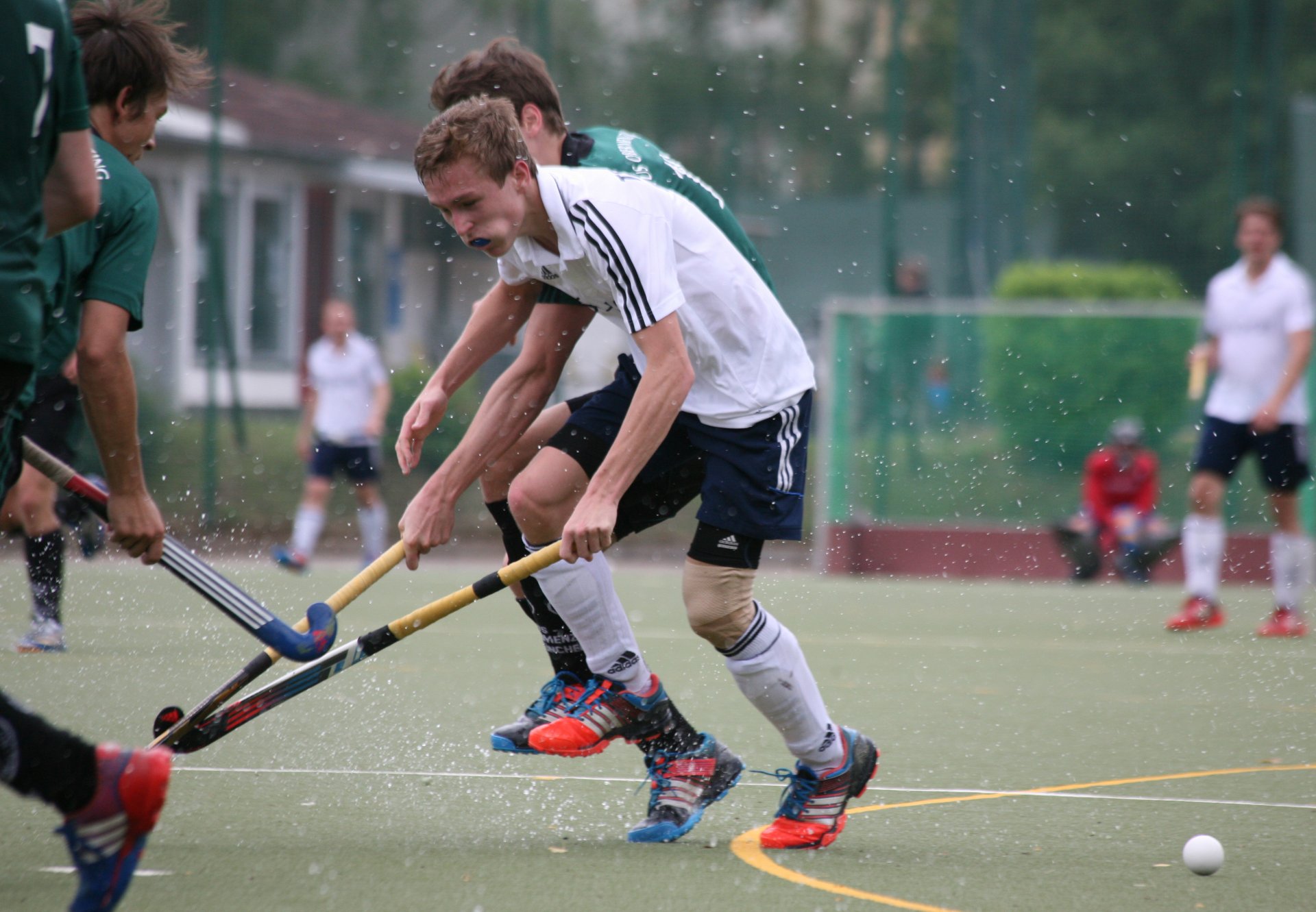 Auch Leif Wegener zeigte viel Einsatz und dürfte in der kommenden Runde gute Chancen auf einen Stammplatz haben.