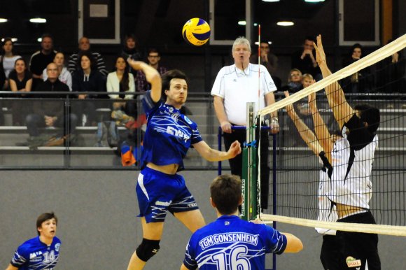 Schmettern für den Klassenverbleib: Im zweiten Anlauf wollen sich Jan Steinborn und die TGM Gonsenheim länger in der Zweiten Bundesliga halten.