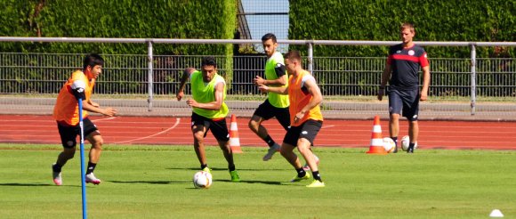 Die Einheiten, die der FSV Mainz 05 in der Gluthitze von Evian absolvierte, waren hochintensiv.