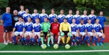 Der Kader von Aufsteiger SV Klein-Winternheim, hinten (v.l.): Betreuer Hans-Peter Schnarr, Vorsitzender Tomas Weißwange, Nicolas Brusenbauch, Manuel Schmidt, Roman Mayer, Aaron Becher, Niclas Himioben, Nicolas Kessel, Sascha Derstroff, Eric Kuhn, Jan Baye, Denis Singer, Trainer Boris Rump; vorne (v.l.):  Oliver Kubis, Valentin Pfaff, Sven Lahr, Vito Foggia, Jamie Hosefelder, Andreas Knaack, Sascha Hauch, Jeifrey Ramirez, Timo Sparrenberger, Philipp Zwirner. Es fehlen Jan Becker, Michael Gabel, Mark Schäfer, Sebastian und Johannes Klein sowie Frank Zimmermann.