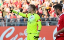Musste bei seiner Rückkehr auf die Insel zweimal hinter sich greifen: 05-Torwart Loris Karius.