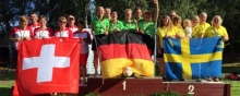 Wieder ganz oben: Beide deutschen Teams verteidigten ihren Titel bei der Ü45-EM. Die Frauen mit der Mainzerin Alice Kobisch gewannen wie auch die Männer mit Roman Kobisch und Markus Janßen vor Gastgeber Schweden und Österreich.