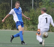 Den Siegtreffer für Fortuna Mombach erzielte Vladic nach einer Stunde Spielzeit durch eine eiskalt genutzten Eins-gegen-eins-Situation vor dem ASV-Tor.