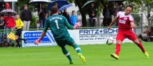 Effektiv gearbeitet: Von Leon Porsch freigespielt, nutzte Adem Kaya die Chance zum 1:0 für die SVW Mainz.