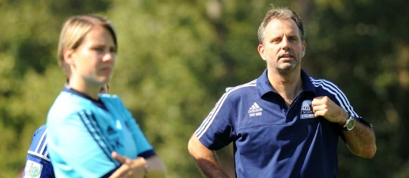 Geht optimistisch in den dritten Spieltag; Schott-Trainer Thorsten Lamers.