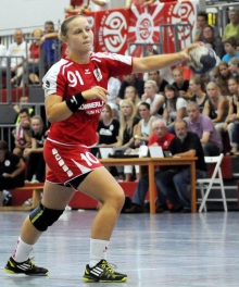 Fünf Treffer alleine in der zweiten Halbzeit: Neuzugang Katarzyna Skoczynska überzeugte nach dem Seitenwechsel durch eine gute Abschlussquote.