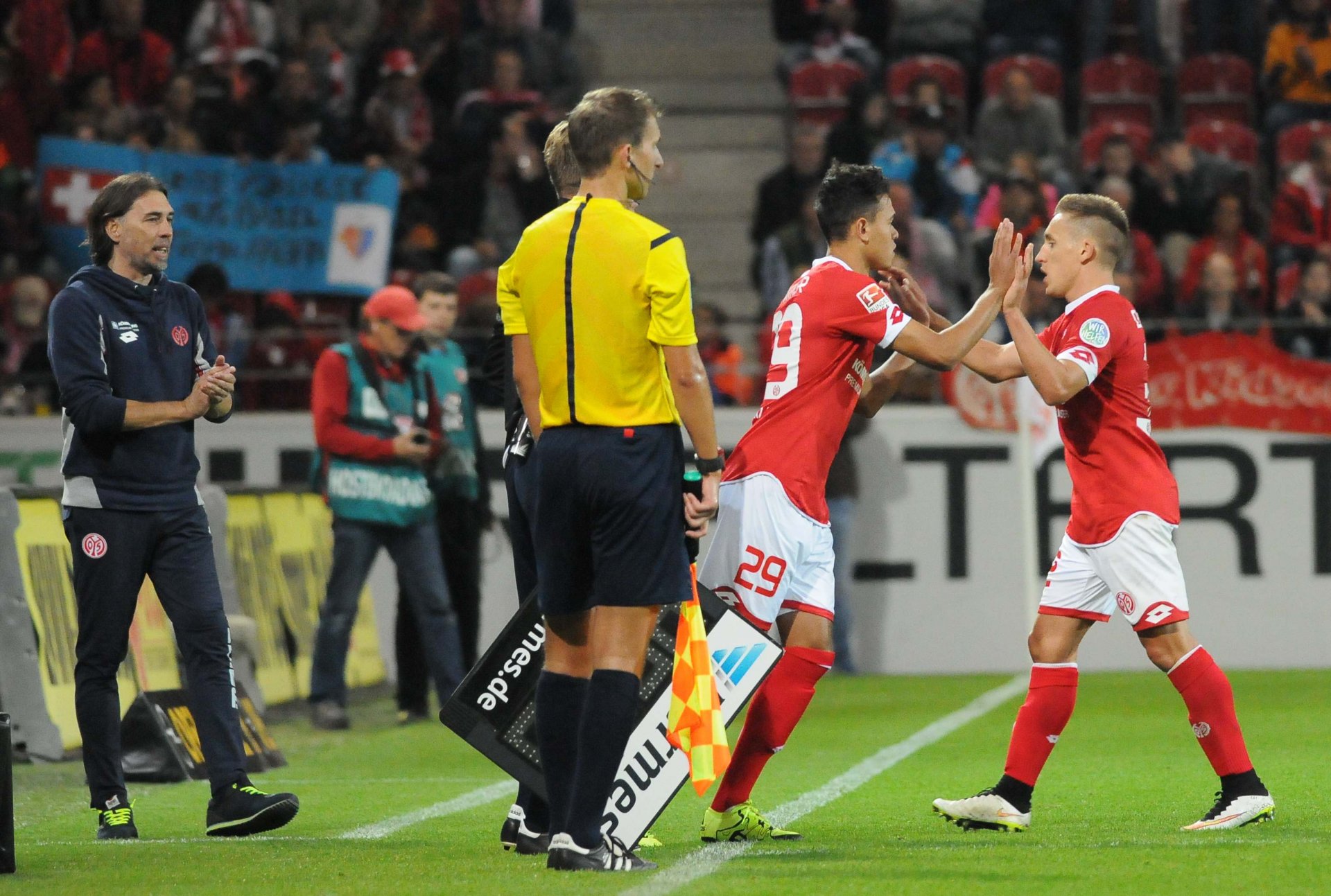 ...und auch Devante Parker durfte erstmals in der Coface-Arena ran.