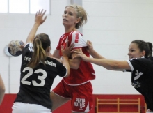 Carolin Drews blieb mit der FSG Mainz 05/Budenheim auch im zweiten Saisonspiel unter der 20-Treffer-Marke und kassierte so mit ihrem Team bei Aufsteiger HSV Sobernheim die erste Niederlage.