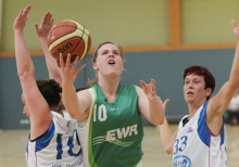 Nichts zu holen gab es für Nicole Krische und die DJK Nieder-Olm gegen MJC Trier.