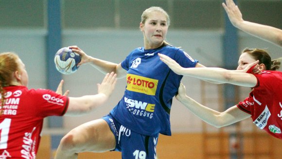 Effektivste Rückraumwerferin der SG Bretzenheim war diesmal Andrea Mertens, die erstmals in dieser Saison in einem Punktspiel die Bestmarke unter den Rückraumschützinnen setzte.