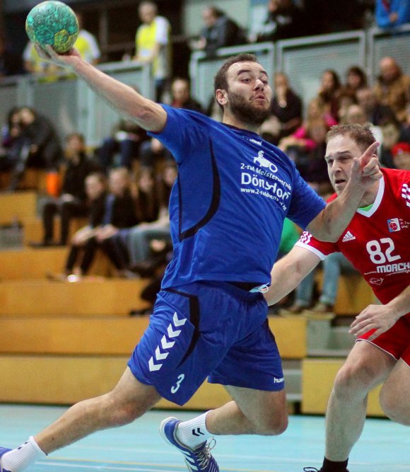 Andres Born vermochte gegen den HSC Ingelheim genau wie seine Mannschaftskollegen von der SG Bretzenheim nur in der Abwehr zu überzeugen. Das reichte gegen den HSC Ingelheim nicht zum Punkten.