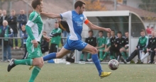 Bereits seinen achten Saisontreffer erzielte Fortuna-Kapitän Christian George beim Sieg gegen Alemannia Waldalgesheim.