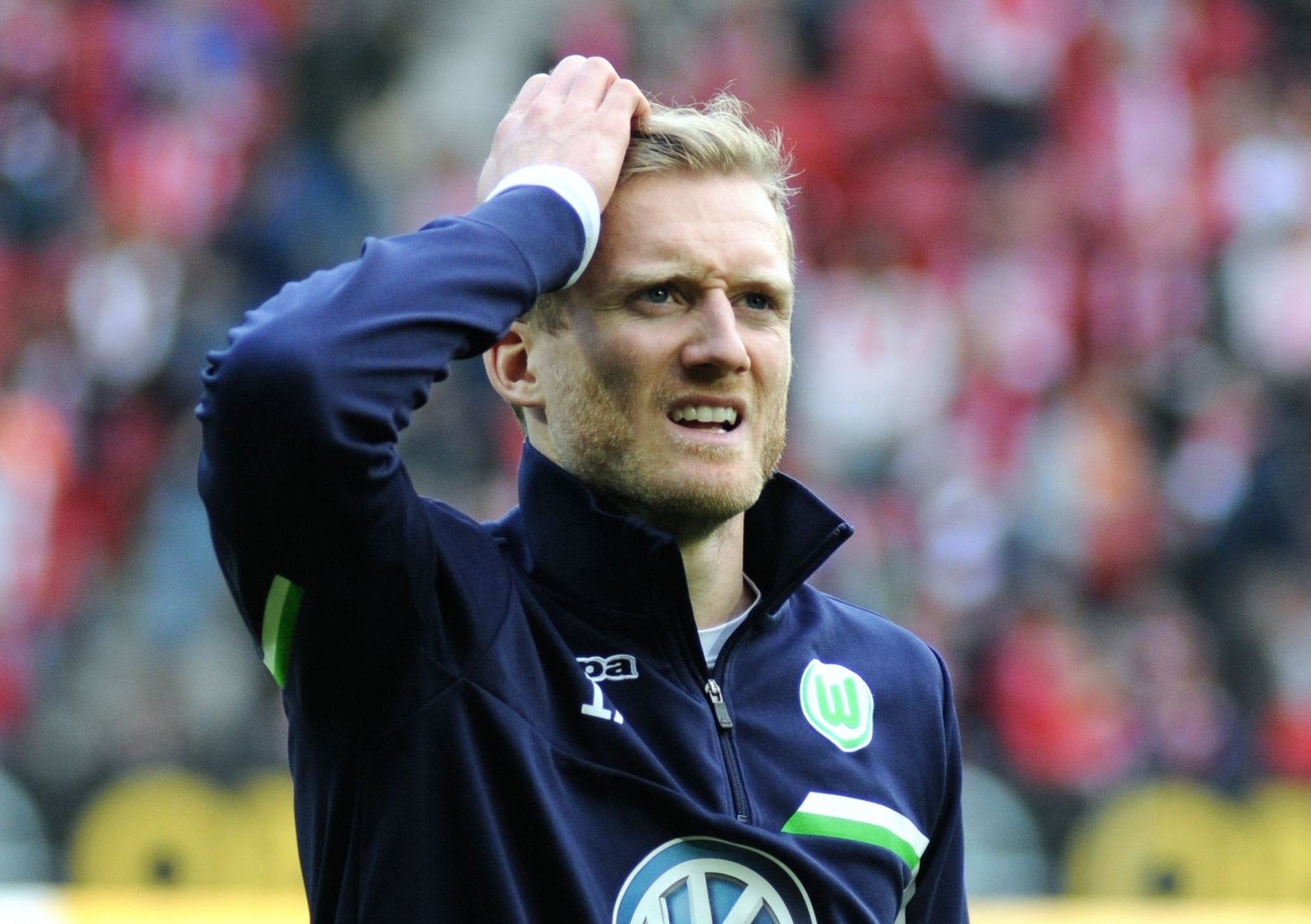 Wirkte ein wenig orientierungslos: Ex-05er und Weltmeister André Schürrle