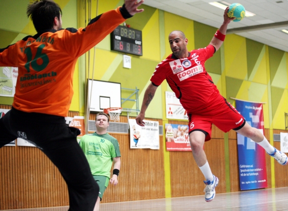 Der TV Nieder-Olm (im Bild Patrick Ranzenberger) darf dank der entschiedenen Abstiegsfrage den Besuch eines entspannten Gästeteams von TuS Dansenberg erwarten.
