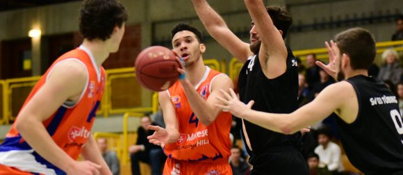 Mach's noch einmal, Jay: Mit 11 Punkten und 15 Assists war Jerome Gahr einer der herausragenden Akteure beim jüngsten Sieg des ASC Mainz gegen den SV Tübingen.