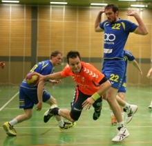 Matthias Carl kam in seinem vorletzten Heimspiel im Budenheimer Trikot auf vier Feldtore.