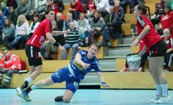 Es war mal wieder ein Spiel ganz nach dem Geschmack von Gegenstoß- und Kreisläuferin Michelle Chwalek, deren sieben Feldtore gegen den TSV Haunstetten ein Drittel des Ertrags der Bretzenheimerinnen ausmachte.