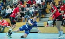 Es war mal wieder ein Spiel ganz nach dem Geschmack von Gegenstoß- und Kreisläuferin Michelle Chwalek, deren sieben Feldtore gegen den TSV Haunstetten ein Drittel des Ertrags der Bretzenheimerinnen ausmachte.