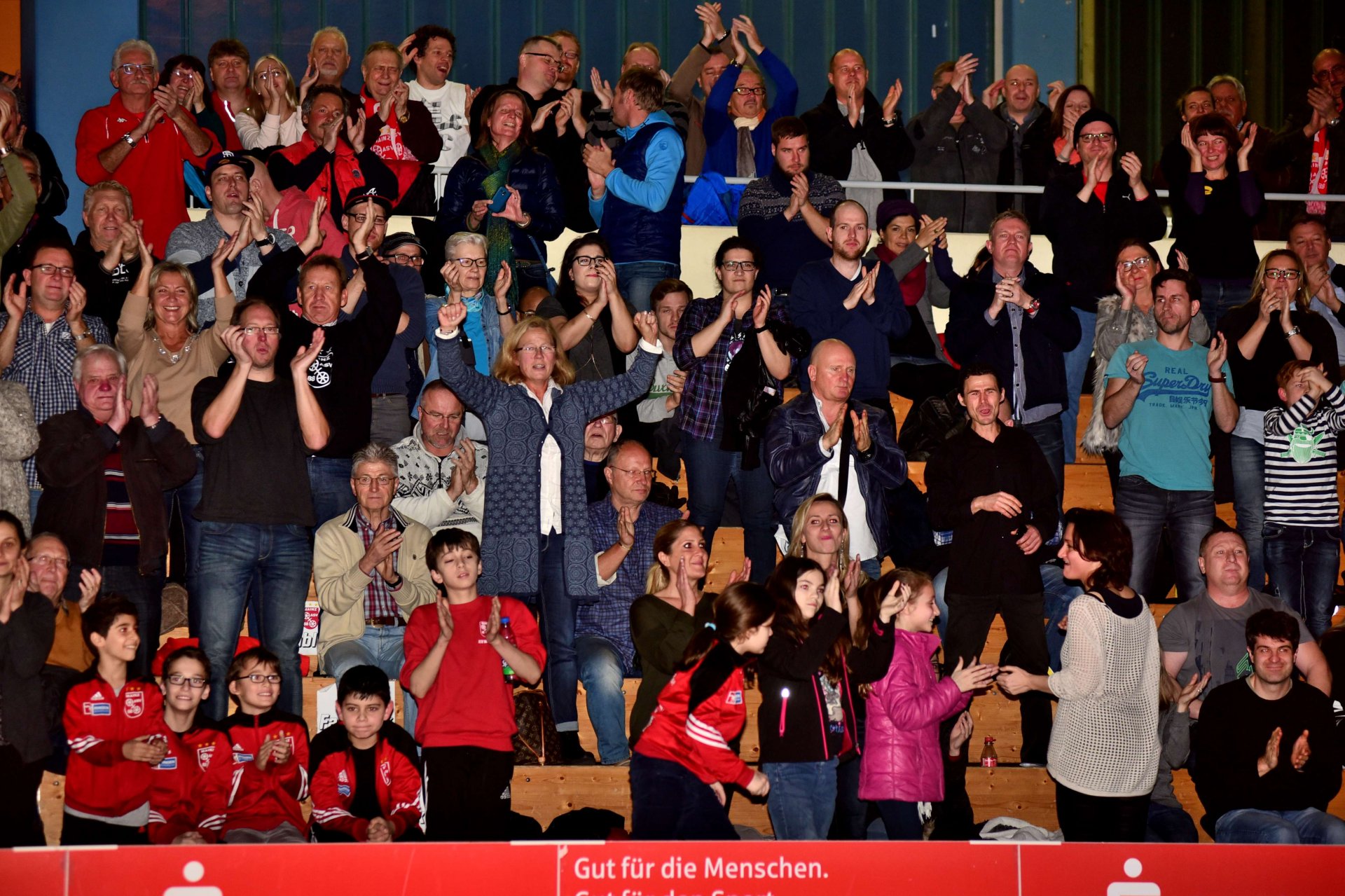 ...und das Publikum jubelte mit.
