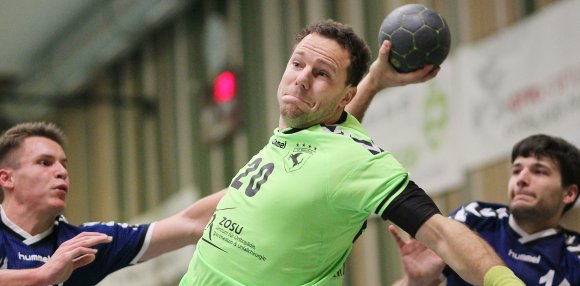 Matthias Carl entwickelte  gegen den HSC Ingelheim erst nach der Pause Lust auf Tore. Eine entscheidende Verbesserung, um den hartnäckigen Gegner abzuschütteln. 