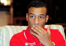 Erstmals im Gespräch mit den Mainzer Medien: Karim Onisiwo.