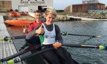Daumen hoch: Für das große Ziel Olympia geben Moritz Moos und Jason Osborne alles. Vier Wochen Trainingslager liegen hinter dem Mainzer Duo, vier weitere werden folgen.