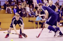 Julius Mundt (r.) und Christian Anders (l.) waren auch gegen den Dürkheimer HC 2 am Toreschießen beteiligt.