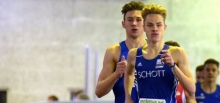 Jan Schmied lief zum Titel über 800 Meter der U20. Der Schott-Athlet spürte eine Weile Niklas Kauls Atem im Nacken, distanzierte den Zehnkämpfer aber am Ende um gut dreieinhalb Sekunden.