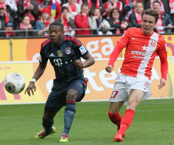 Beim Saisonfinale gegen den HSV will Nicolai Müller (im Bayern-Spiel gegen David Alaba) unbedingt um Kader gehören.