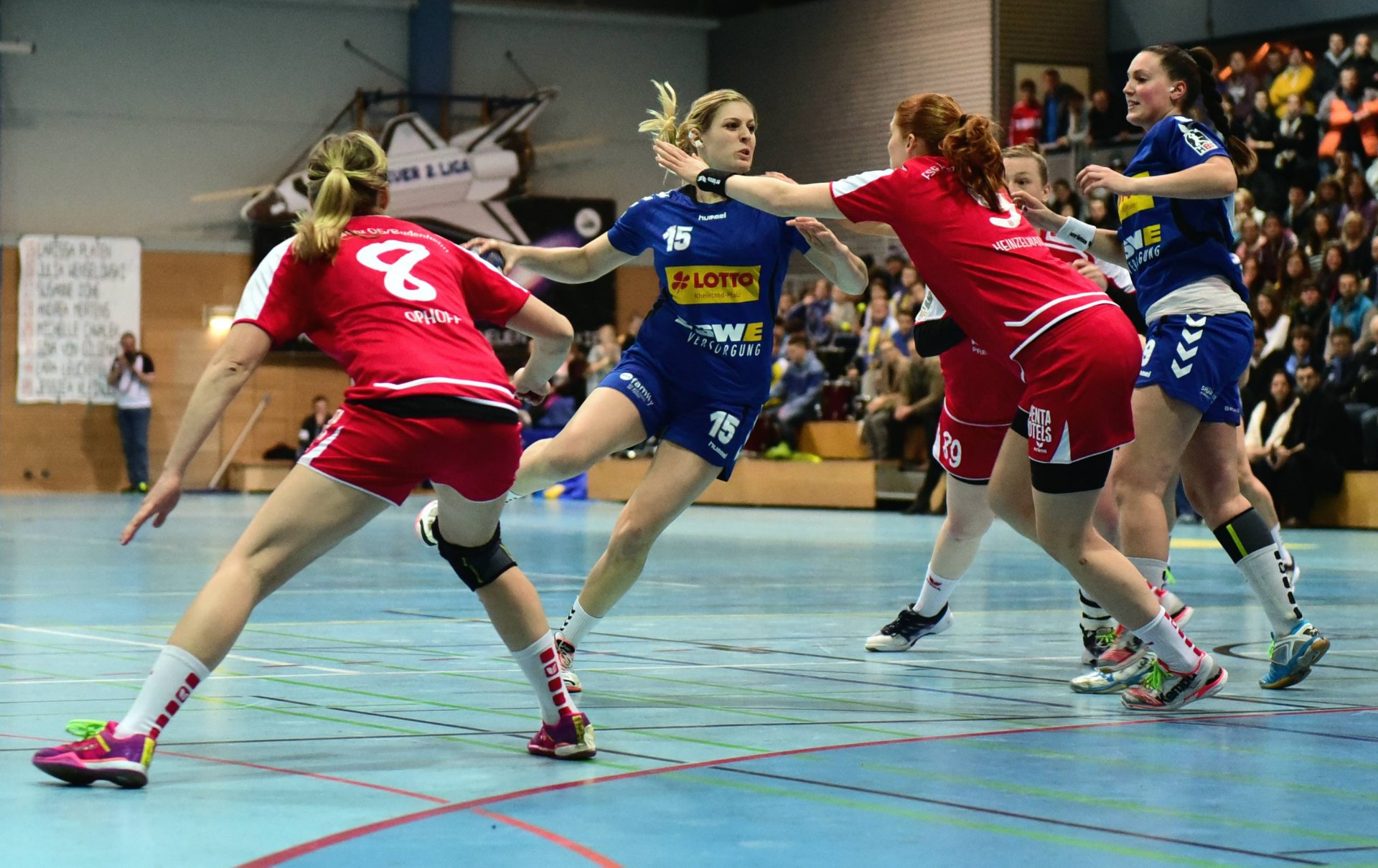 Larissa Platen übernahm nach dem Ausfall von Lea Schuhknecht mehr Verantwortung im Rückraum der SG. Das war mit spielentscheidend.