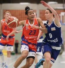 Bria Richardson war mit 16 Punkten erfolgreichste Schützin des ASC beim Heimsieg über den PS Karlsruhe, dabei holte sie auch einige Defensivrebounds und leitete die Angriffe ihres Teams ein.