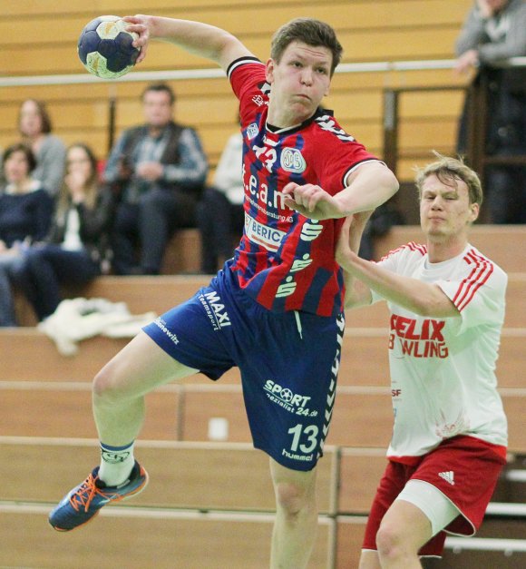 Henrik Walb war mit seinen elf Toren zusammen mit Nils Bullerjahn (8) für zwei Drittel der JSG-Treffer gegen die TVG-Akademie zuständig.