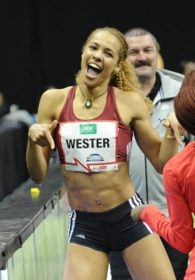 Der 6,95-Meter-Tanz: Alexandra Wester ist derzeit die Nummer eins der Welt.