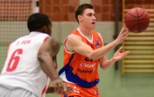 Wieder voll dabei: Tim Thormann hat sich beim ASC zurückgemeldet. Gegen den FCK überzeugte er vorige Woche vor allem durch seine Defense gegen Cedric Thomas. 