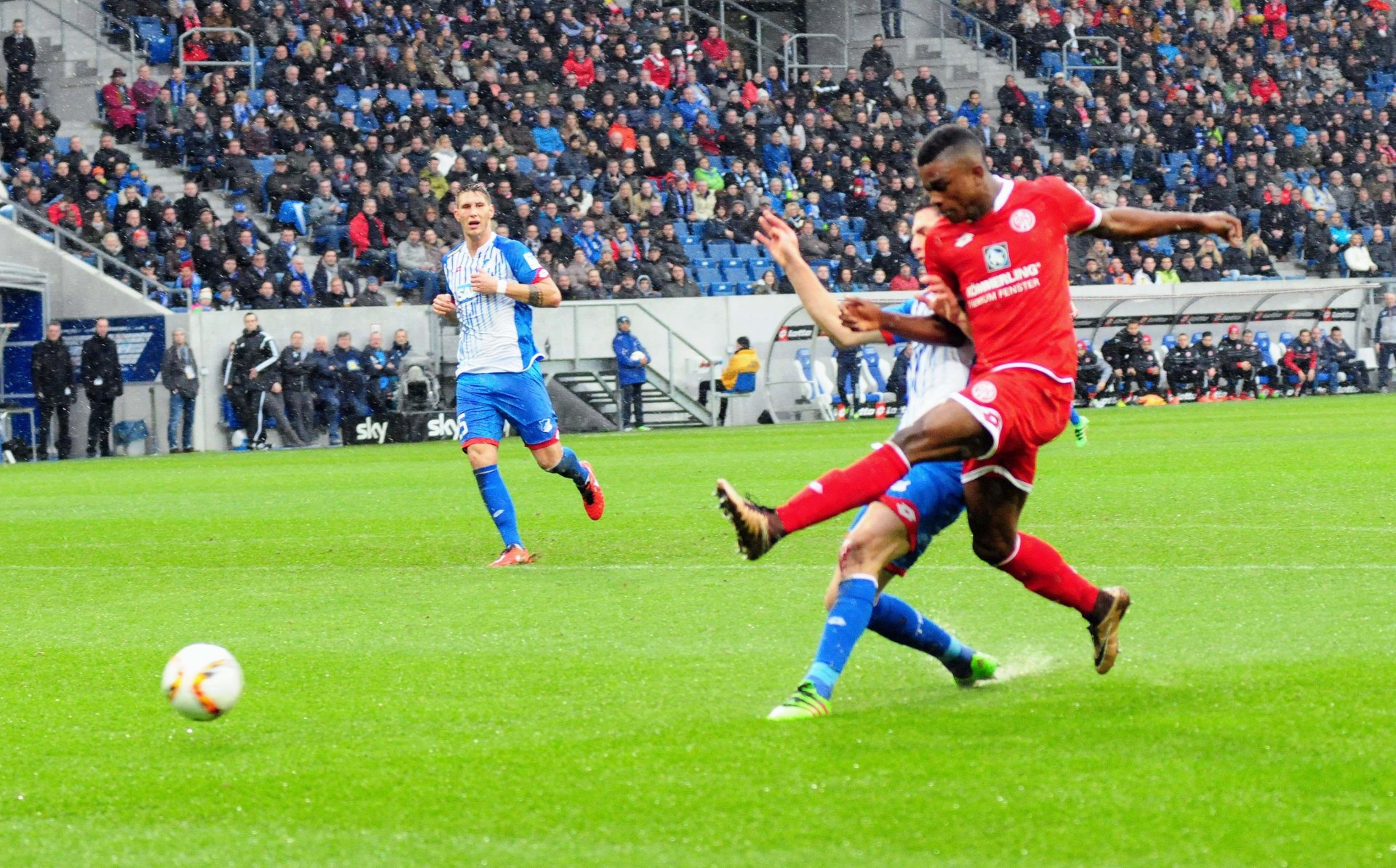 Jhon Cordoba erzielte in Hoffenheim sein erstes Bundesligator…