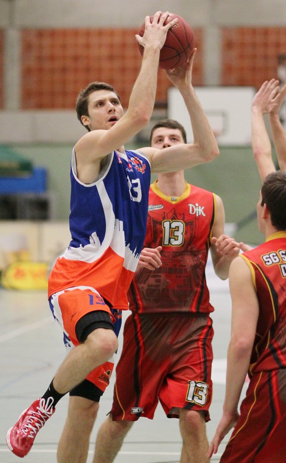 So gut wie nicht zu stoppen: Johannes Schulz erzielte beim Sieg des ASC II gegen den BBC Bous 28 Punkte.