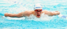 Süddeutscher Meister über 400 Meter Lagen und 800 Meter Freistil: Michel Ziemann.