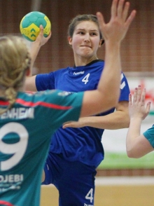 Rückraumschützin Franziska Roth bereitete der SG Saulheim einige Probleme und trug sechs Tore zum Heimerfolg über den Ex-Oberligisten bei.