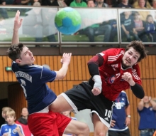 Roman Kraus war für die energischen Antritte im Rückraum zuständig und setzte in der zweiten Halbzeit die wichtgen Treffer für den TV Nieder-Olm.