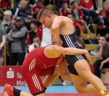 Kann nächstes Jahr erneut um eine A-Jugend-Medaille ringen: Bekir Demir (r.).