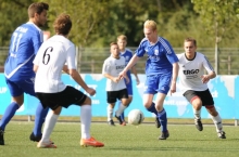Auf Schott-Stürmer Nils Fischer (am Ball) wollen die Horchheimer ein besonderes Augenmerk haben.