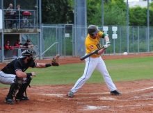 22 Homeruns hat Max Boldt in der Bundesliga geschlagen. So weit wie in Regensburg flog der Ball noch nie.