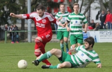 Pascal Kalbfuß hat nach seiner Verletzungsauszeit schnell wieder eine wichtige Rolle im Angriff der SVW eingenommen. Gegen den TuS Altleiningen blieb er allerdings ohne große Torchance.