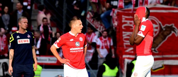 Warum haben wir dieses Spiel aus der Hand gegeben? Eine Frage, die sich wohl auch Pablo De Blasis und Jhon Cordoba nach der 2:3-Niederlage gegen den 1.FC Köln stellten.