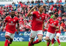 Der Jubel nach dem 2:0 durch Leon Balogun im Spiel gegen den FC Köln war nicht das Mainzer Problem - aber das, was sich anschließend tat.