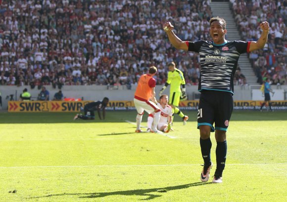 Durfte sich über sein erstes Bundesligator, den Sieg und den Einzug ins internationale Geschäft freuen: Karim Onisiwo.