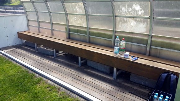 Nicht viel los war auf der Ersatzbank des TSV Schott in München.