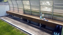 Nicht viel los war auf der Ersatzbank des TSV Schott in München.