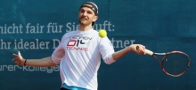 Steuerte eines der beiden gewonnenen Einzel für den TV 1817 Mainz bei: Timo Siegemund.