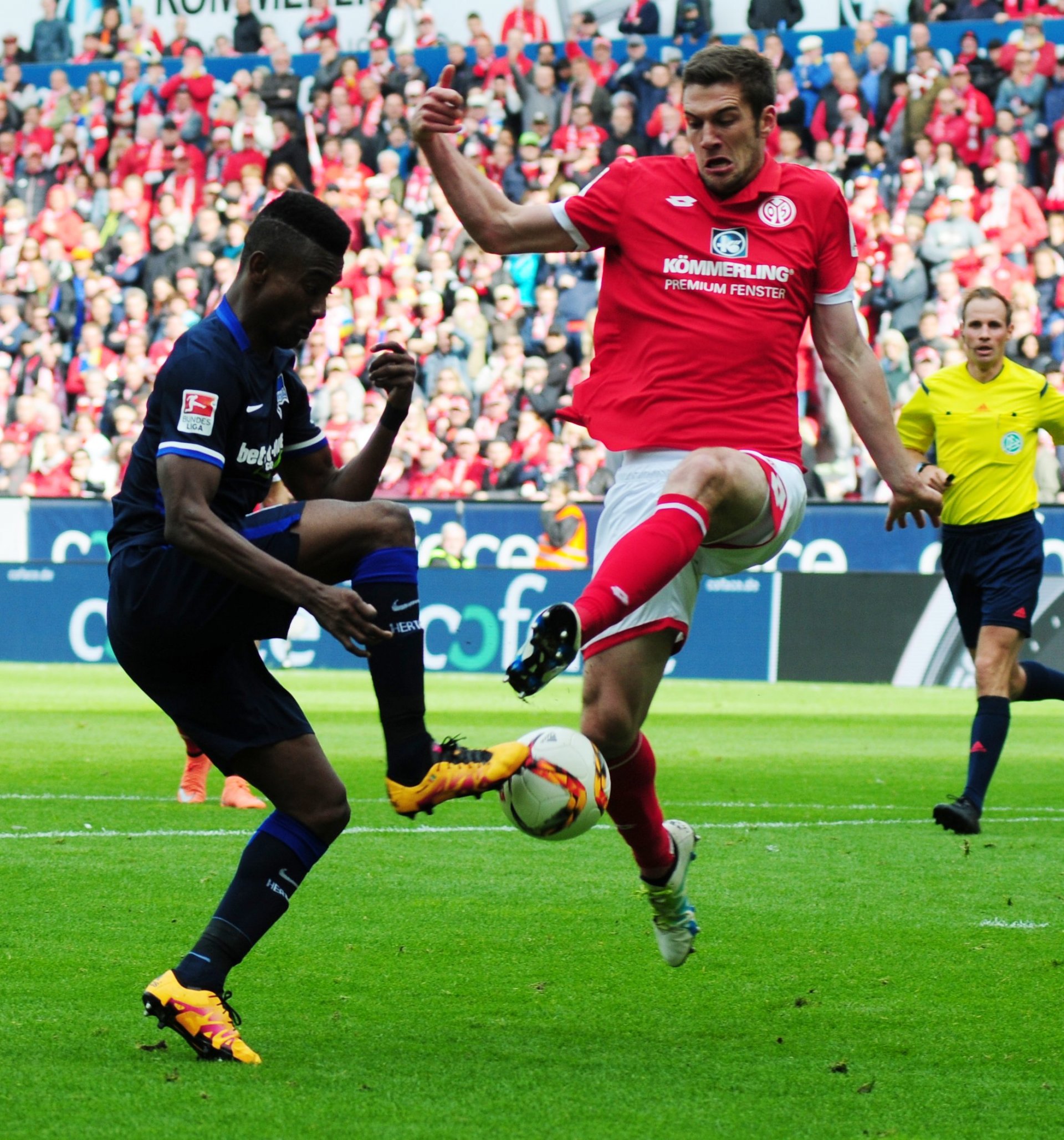 ...den sich die 05er mit dem 0:0 gegen Hertha BSC sicherten. Stefan Bell...